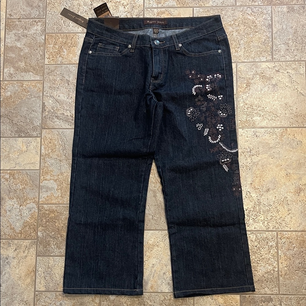 Bogari Dark Embellished Jeans